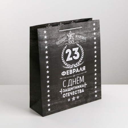 Gift laminated vertical, packaging, “defender”, m 26 x 30 x 9 cm