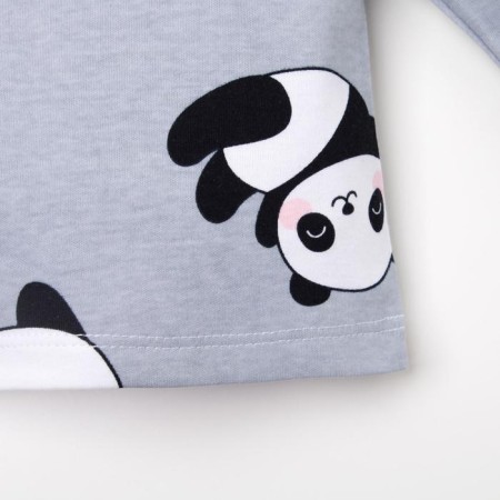 Set: jumper, pants crumb I "Panda", height 86-92 cm-3