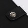 Male purse on a magnet, black color