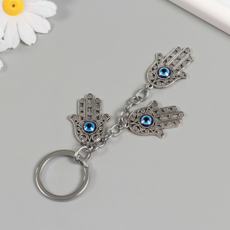 Front from the evil eye Metal "Three Hands Fatima" 8.7 cm-2
