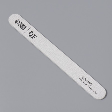 File - emery, abrasiveness 180/240, 18 cm, gray color-1