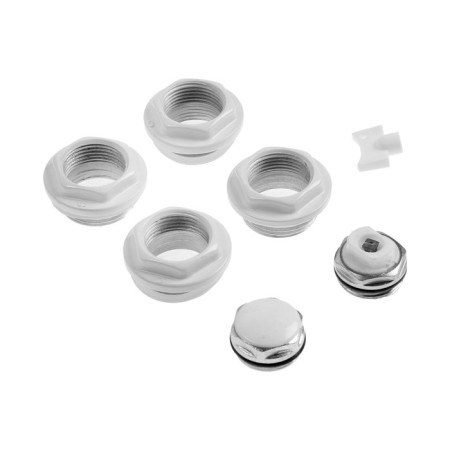Set for connecting the radiator Zein, 1 "x 3/4", without brackets-2