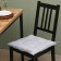 Siddle on the chair Ethel "Cell" 40x40 cm, col. gray, 100% polyester