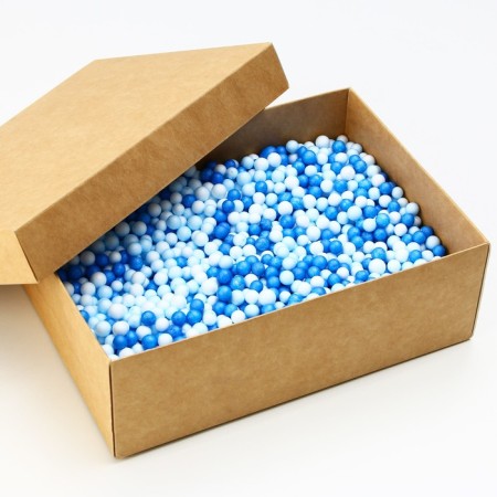 Filler for balls and gifts, packaging, Blue Blizzard, 15 x 26 cm-2