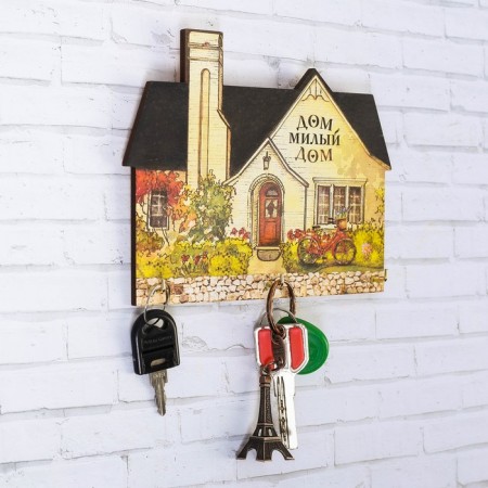 The key a wall -mounted "Dear House", 17 x 13.5 cm.-1