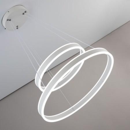 Suspended Citilux “duet” CL719640, 60x60x17 cm, 1x108W, LED, white color-22