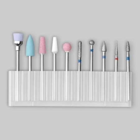 Tretens for manicure in a plastic organizer, 10 pcs-7