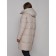 Coat insulated winter feminine, size 42, color light gray