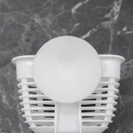 Holder suspended on suction cups Econova Helper, 10.3 × 8.4 × 7.1 cm, white color-3