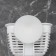 Holder suspended on suction cups Econova Helper, 10.3 × 8.4 × 7.1 cm, white color
