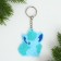 Key keychain, rubber, anime "Lisenok Chibi", 6.1 x 5.3 cm
