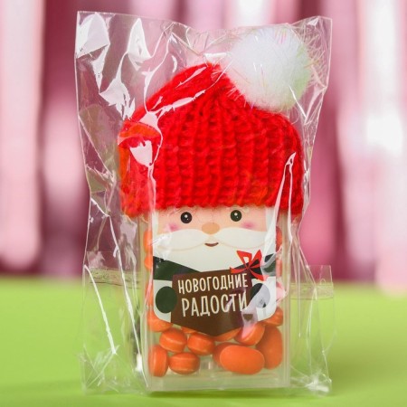 New Year! Drage sweets in a bank, with vitamin C "Santa Claus", Mint, 18 g-7