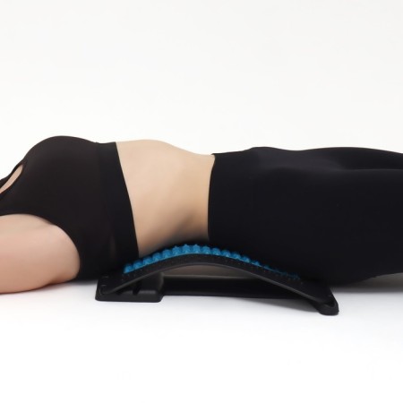 Massage for the back, three -level, 38 × 25 × 4 cm, blue color-21