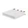 A towel with tkano essiential brushes, 610 gr, size 50x90 cm, white color