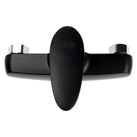 Soul mixer Zein Z3672, single-leaf, without shower set, ABS plastic, black-5