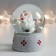 Souvenir Polystone Water Ball "Santa Morozik with a long beard" 6.5x6.5x8.5 cm