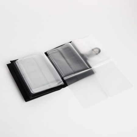 Cover on the magnet. for auto documents and passports, black color-4