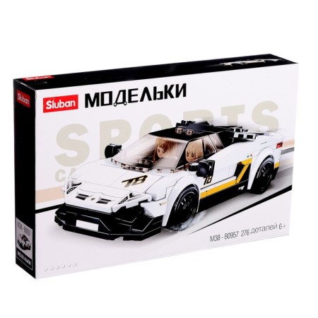 Designer Sluban Model Model, 276 parts, 6+-4