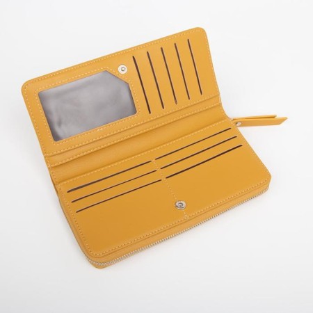 Women's wallet with lightning, yellow color-2