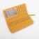 Women's wallet with lightning, yellow color