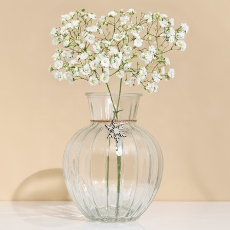 Vase "Snowflake" 19.5 x 15.6 cm-1