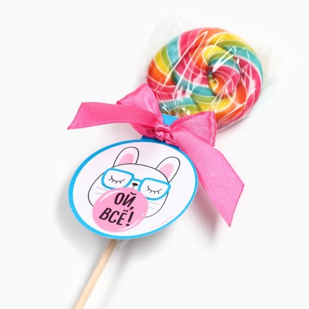 Lollice on the stick "Oh, everything", taste: cherry juice, 15 g.-4