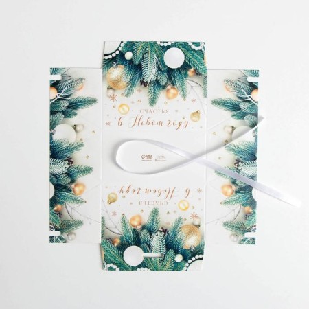 Bonbonerka "New Year's photo", 10 x 5.5 x 5.5 cm, New Year-4