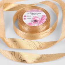 Satin tape with embossing 