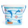 Sanding set: a bucket with a sticker, a strainer, scoop, robberies, 2 molds, watering can