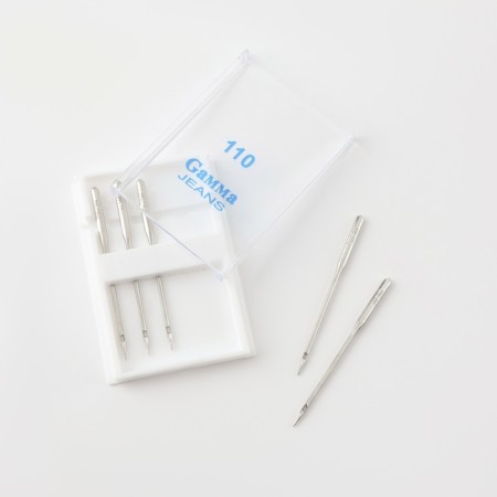 Needles for household sewing machines, for denim fabrics, No. 110, 5 pcs-1