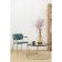 Eirill chair, 530 × 590 × 770 mm, velor, dark green color