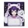 Notebook of 12 sheets in the Erichkrause "Space Anime", selective UV-lace