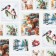 Double -sided craft “New Year's brands”, 70 x 100 cm, New Year