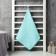 Waffle towel economy and I'm 50*90 cm, col. Heavenly, 100% HL, 200g/m2