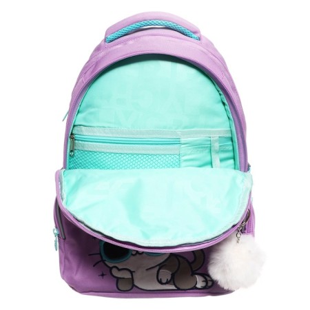 School backpack, 40 x 27 x 20 cm, Grizzly, ergonomic back, laptop department, pink-10
