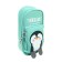 School Penal on a zipper 2 departments "animals", mix