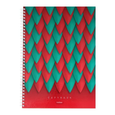 College -A4 Tetrate, 96 sheets in the cage on the crest "Bright Ornament", solid cover, glossy lamination, offset block