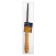 Tundra file, trihedral, steel U10, wooden handle, No. 2, 150 mm