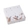 Serving shares "Christmas snowman", 15 × 15 cm, white color