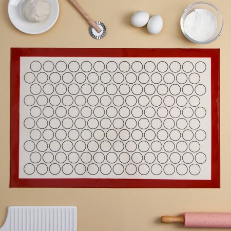 Reinforced rug "pasta", silicone, 60 × 40 cm-1