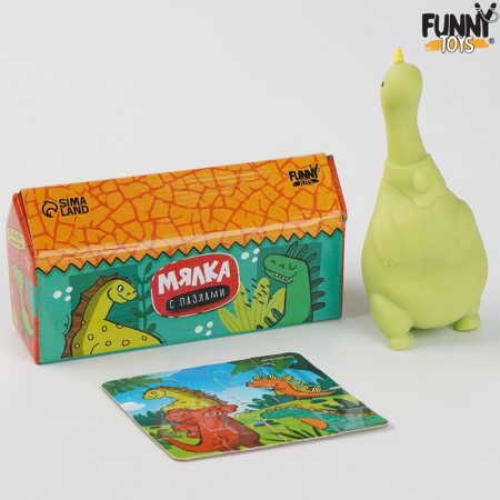 Anthistress label with a puzzle "Dinosaur"-1
