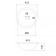 ABBER GLAS AK2302 sink, 415x415x140 mm, glass, transparent