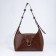 Women's bag with lightning, brown color