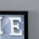 Photo frame plastic in 5 photos 9x13 cm "House" with clothespins, black 60x40x2 cm