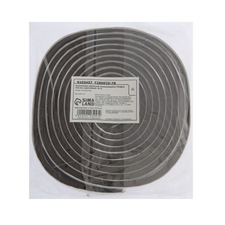 Уплотнитель щеточный самоклеящийся ТУНДРА, 7х6 мм, коричневый, 10 м.-4