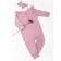 Children's overalls with ruffles fashion, height 56 ​​cm, pink color