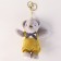 Soft toy "Bear" on a key fob, 14 cm