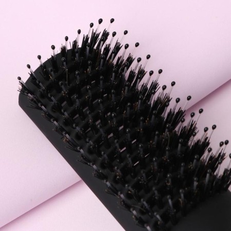 Combing massage, combined bristles, ventilated, 4.4 × 23 cm, black color-1