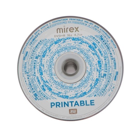 DVD+r PRINTABLE Inkjet 100, 16x, 4.7 GB-1