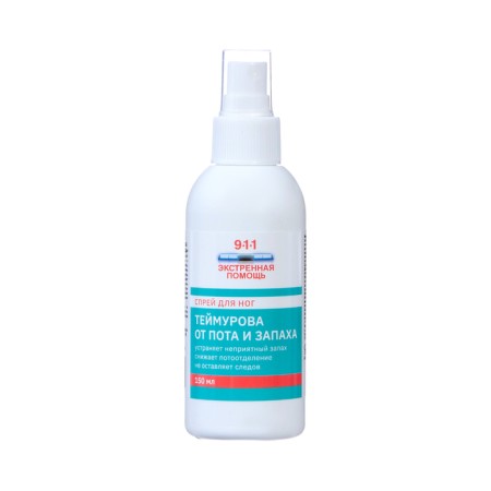 The Tamurov spray for the legs from sweat and smell "911 Emergency Help", 150 ml